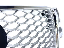 RS5 Style Chrome Honeycomb Front Grille For Audi A5 S5 B8 2008–2012