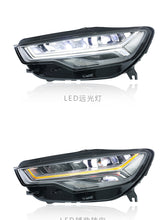 LED Sequential Projector Headlights Assembly for Audi A6L S6 C7 2012-2015