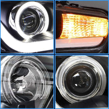 Pair LED Headlights For Mitsubishi Lancer CF CJ EVO X Sedan 2007-2018 DRL Front Lamps