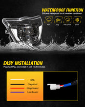 Red Fairing + LED Headlight For Honda CRF125F CRF150F CRF230F CRF250F CRF450F Yamaha WR450F