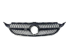 Chrome Diamond Front Grill for Mercedes C Class W205 C180 C200 C250 2019-2021 w/o Camera fg62