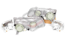 Pair LH+RH Head Light and Corner Lamp Clear For Ford Falcon EA EB ED 1988-1991