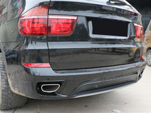 Chrome Exhaust Pipe Muffler Tips + Black Covers For BMW X5 E70 3.0si 30i 35d 2007-2010 et48