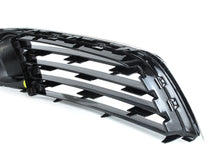 Black+Chrome Fog Light Grille Covers Left+Right Audi A8 D4 2011-2014