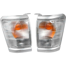 Clear Corner Indicator Blinker Park Lights Pair for Toyota Hilux 1997-2001