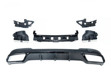 E63 Style Rear Diffuser + Chrome Exhaust Tips for Mercedes E Class W212 S212 E250 E350 AMG Pack 2013-2016 di20