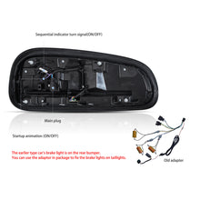 Smoked LED Tail Lights For Mini Cooper Clubman F54 F54N 2015-2024 w/Sequential Turn