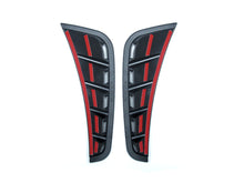 Glossy Black Front Bumper Side Spoiler Air Vent Intake Cover for Mercedes Benz W205 AMG 2019-2021 pz22