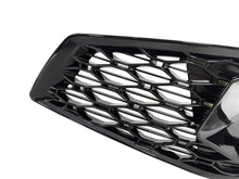 Pair Front Bumper Fog Light Grille Covers For Audi A4 S4 B9 2020-2024