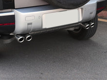 Brushed Chrome Exhaust Tips Muffler Pipe for Land Rover Defender 90 110 3.0L 2020-2024