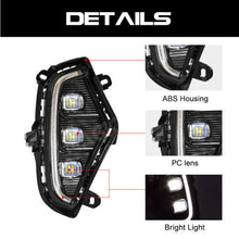 LED Fog Light For Toyota RAV4 2019-2024 Daytime Running Light w/Turn Signal Lamp