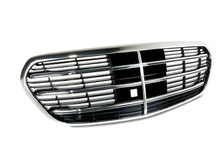 Chrome Front Bumper Grill for Mercedes W223 S400 S500 S450 S580 2021-2023