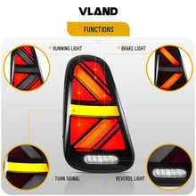 Pair LED Tail Lights for BMW Mini Cooper R50 R52 R53 2001-2006