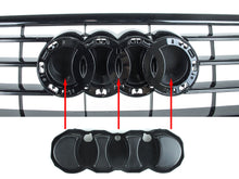 Black Front Grille for Audi A6 C8 2019-2023 fg265