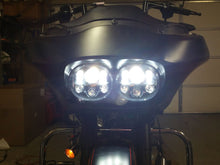 5.75" Dual LED Headlight Projector Fits For Harley Touring Road Glide 1998-2013