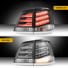 Full LED Tail Lights Assembly For Toyota Land Cruiser 2008-2015 Rear Lamps