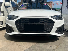 Pair Front Bumper Fog Light Grille Bezels For Audi A4 S4 S-Line 2020-2024