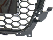 RS4 Style Gloss Black Honeycomb Front Grille For Audi A4 S4 B8.5 2013–2016