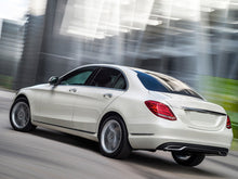 Black Rear Diffuser + Chrome Tips For Mercedes-Benz C-Class W205 S205 C300 NON-AMG 2015-2021
