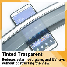 Chrome Tinted Weather Shields for Foton Tunland 2013-Onwards Weathershields