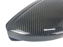 Real Carbon Fiber Mirror Caps For Audi A6 S6 RS6 A7 S7 RS7 C8 w/o Lane Assist