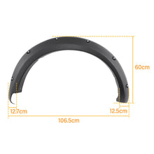 2pcs Front Fender Flares for Mitsubishi Triton 2006-2014 MN ML GLX GLX-R Wheel Arch Dual Cab