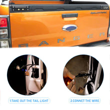 LED Tailgate Cover Protector Rail Cap Guard For Ford Ranger PX PX2 PX3 2012-2022