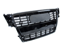 Gloss Black S4 Style Front Bumper Grille For Audi A4 S4 B8 2009–2012