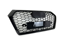 For 2018-2020 Audi Q5 SQ5 B9 Honeycomb Front Grille Bumper Mesh Grill Gloss Black