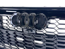 RS6 Style Black Front Bumper Grill for Audi A6 C8 S6 2019-2024 with ACC