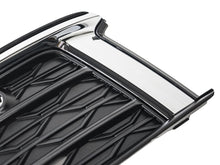 Pair Front Bumper Fog Light Grille Covers Audi A6 C8 Non-S-Line 2019-2025