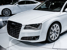 Left+Right Front Bumper Fog Light Grilles For Audi A8 D4 2011-2014