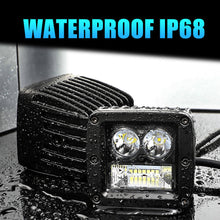 4pcs 3" LED Cube Work Light Bar Hyper Spot Driving Flood Reverse Ditch Pods 4WD