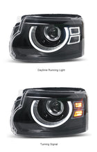 Pair LED Headlights For Land Rover Discovery 3 4 2010-2016 Without AFS Front Head Lamp L+R
