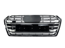 Chrome S5 Style Front Bumper Grille For Audi A5 S5 B9 2017–2019