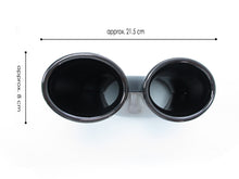 C43 AMG Style Rear Diffuser + Round Exhaust Tips For Mercedes-Benz W205 C205 C300 C43 Coupe AMG 2015-2021