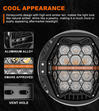 7 Inch LED Motorcycle Headlight Head Lamp w/ DRL Hi/Low Beam for Harley Street Glide 2006-2022