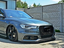 All Black Fog Light Grille Covers Left+Right Audi A6 C7 S-Line S6 2012-2015