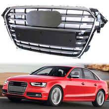 S4 Style Chrome Front Bumper Grille For Audi A4 S4 B8.5 2013–2016