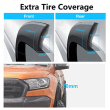 Matt Black Wheel Arch Guard Slim Fender Flares For Ford Ranger PX2 PX3 2015-2022