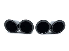 Black/Chrome Exhaust Tips for 2014-2018 Porsche Macan Base 2.0L et87
