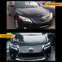 Pair LED Headlights Projector Sequential For Toyota Camry Sedan Hybrid 2010-2011