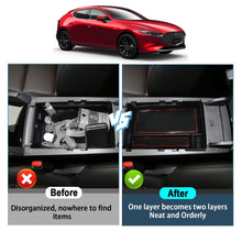 Car Centre Console Armrest Storage Tray Organizer For 2019-2025 Mazda 3