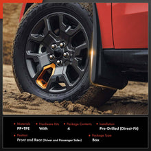 4x Front & Rear Splash Guards Mud Flap for Mitsubishi Triton L200 2019-2024 2.4L