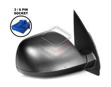 RH Right Hand Driver Side Electric Door Mirror Texture Black Bot For VW Amarok 2010-2013 - WITHOUT Radio / Antenna Function