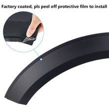 4pcs Front Fender Flares Black Wheel Arch Guard For Ford Ranger PY NEXT GEN SPORT 2022-2025 w/o Sensor Cutout