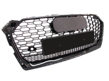 RS5 Style Honeycomb Front Grille For Audi A5 S5 B9 F5 2017–2019