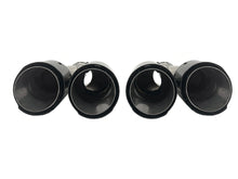 Universal Inlet 65mm Oval Carbon Exhaust Tips Replacement for Mercerdes Audi BMW