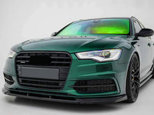 All Black Fog Light Grille Covers Left+Right Audi A6 C7 S-Line S6 2012-2015