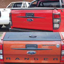 Matt Black Tailgate Handle Trim Cover For Ford Ranger T6 T7 T8 2012-2022 w/ Key Hole